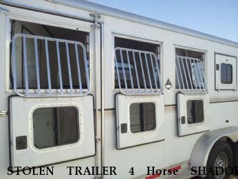 STOLEN TRAILER 4 Horse SHADOW SLANT, Near Papillion, NE, 68046
